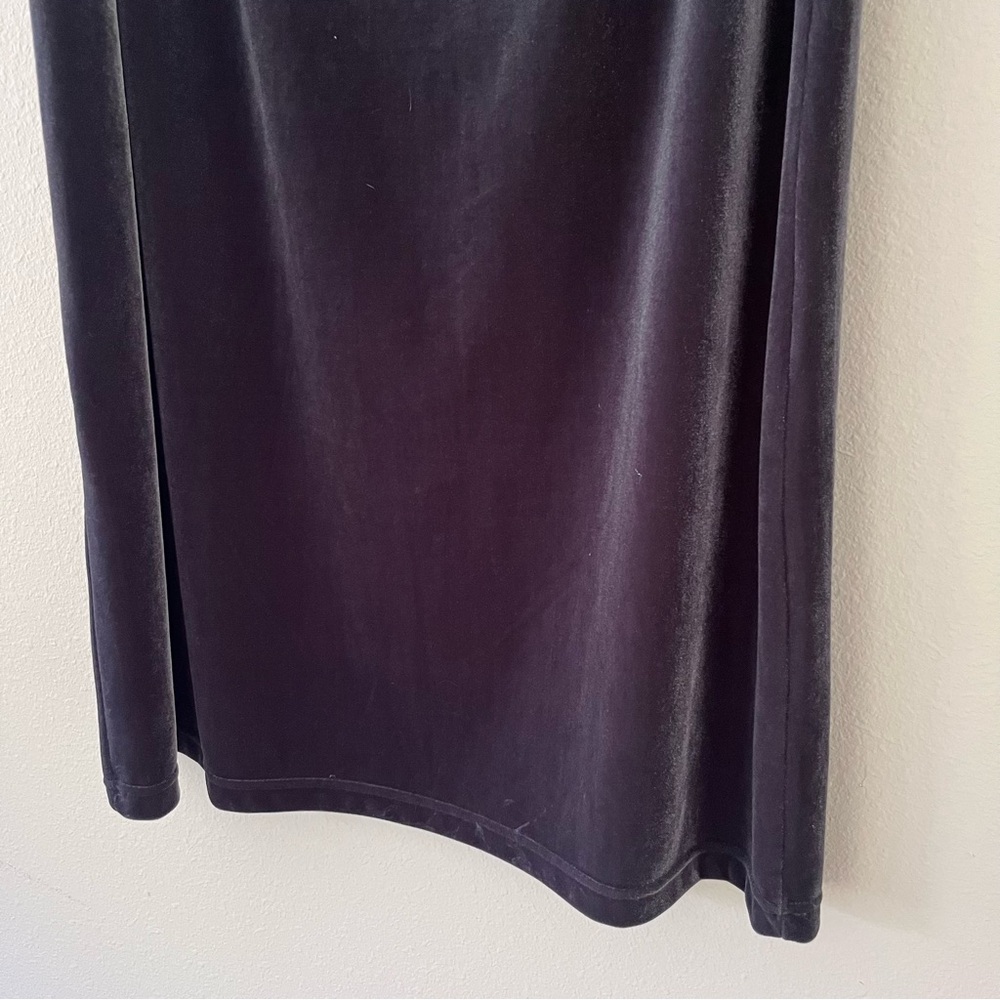 J. Jill Vintage Velvet Maxi Skirt Size XL 90s Holiday Goth Witchy - Picture 2 of 6